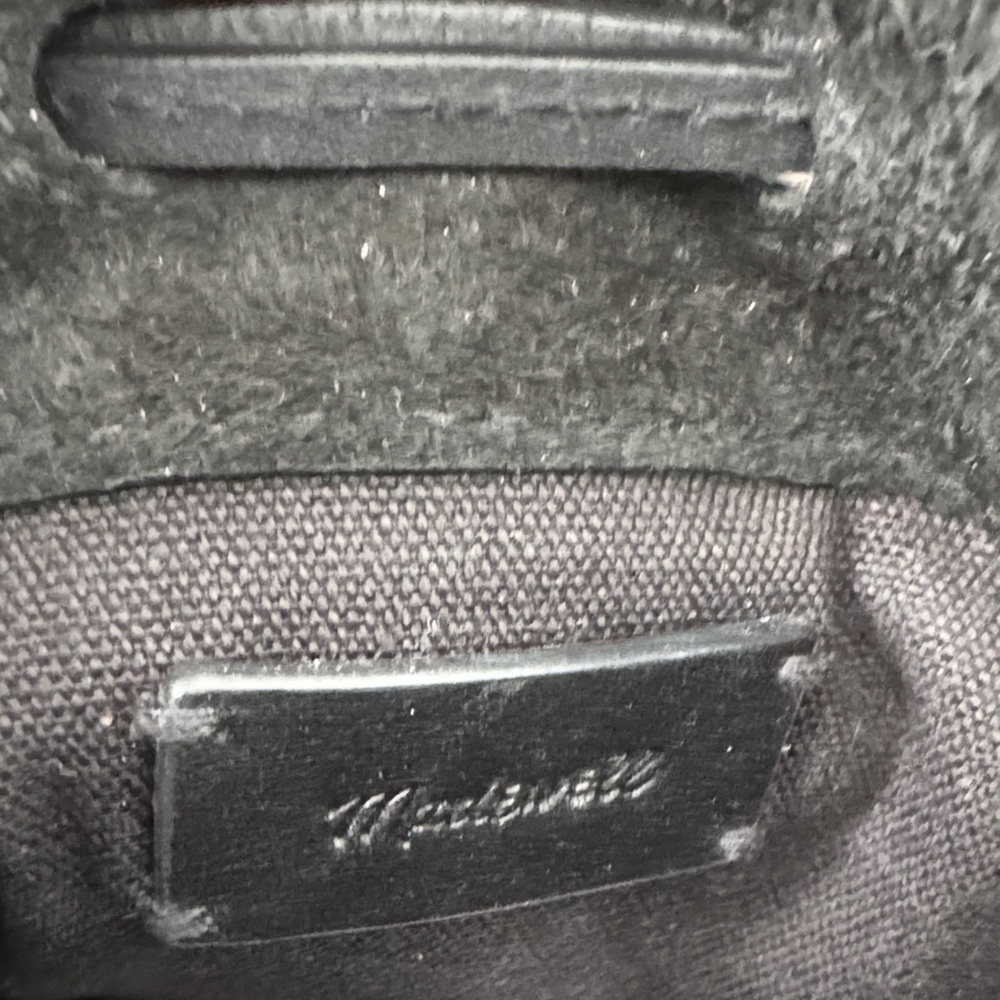 Madewell Black Suede Fringe Shoulder Bag - Picture 4 of 4